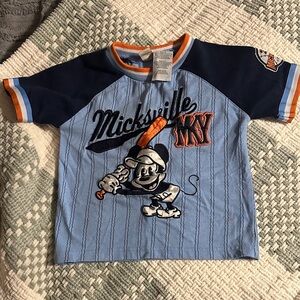Vintage boys Mickey kids t shirt
